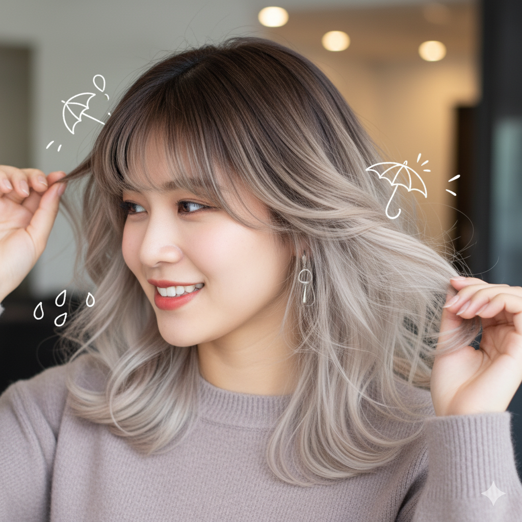 2025年、検索急増中！「アンブレラカラー」って何？