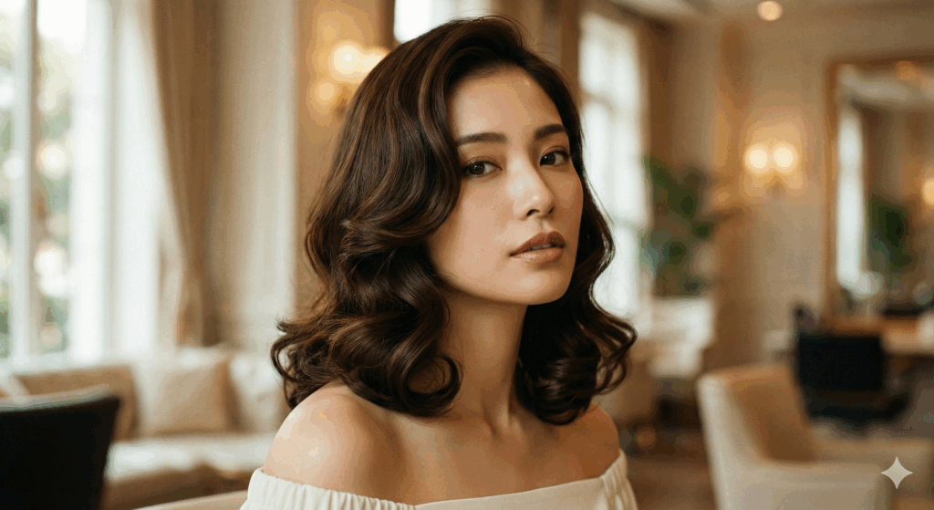 小顔効果と色気を同時に叶えてくれる「ヨシンモリ（女神ヘア）」🌟