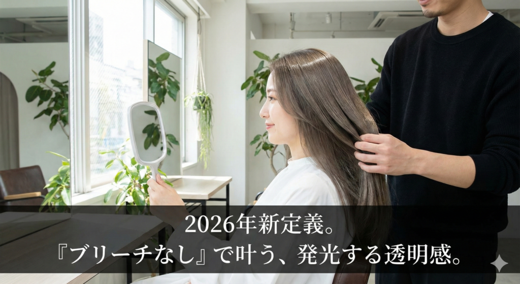 【2026年最新】ブリーチなしで叶える「ルミナスカラー」の正体。透明感と艶を極めるダブルカラーの全て