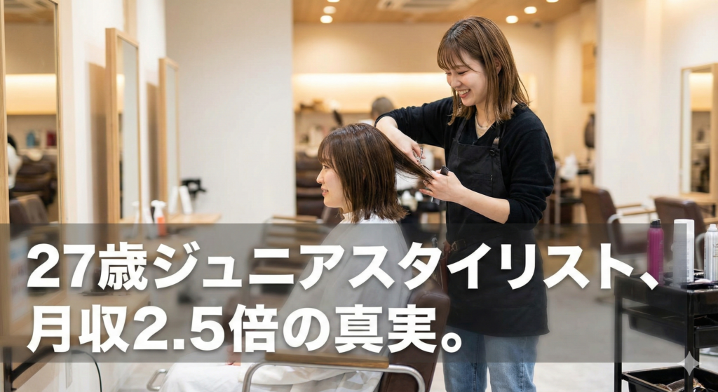 27歳、ジュニアスタイリストがWE RULEで見つけた『月収2.5倍』の真実